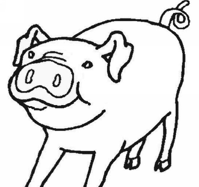 P Is For Pig Coloring Page transmissionpress Free Coloring Kids quot Pig quot Animal to Print