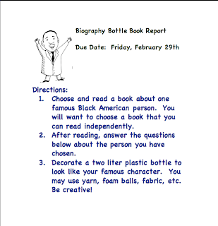 Mrs. Haycook's Honeybees: Biography Bottle Book Report