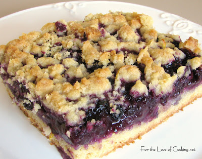 blueberry crumb bars