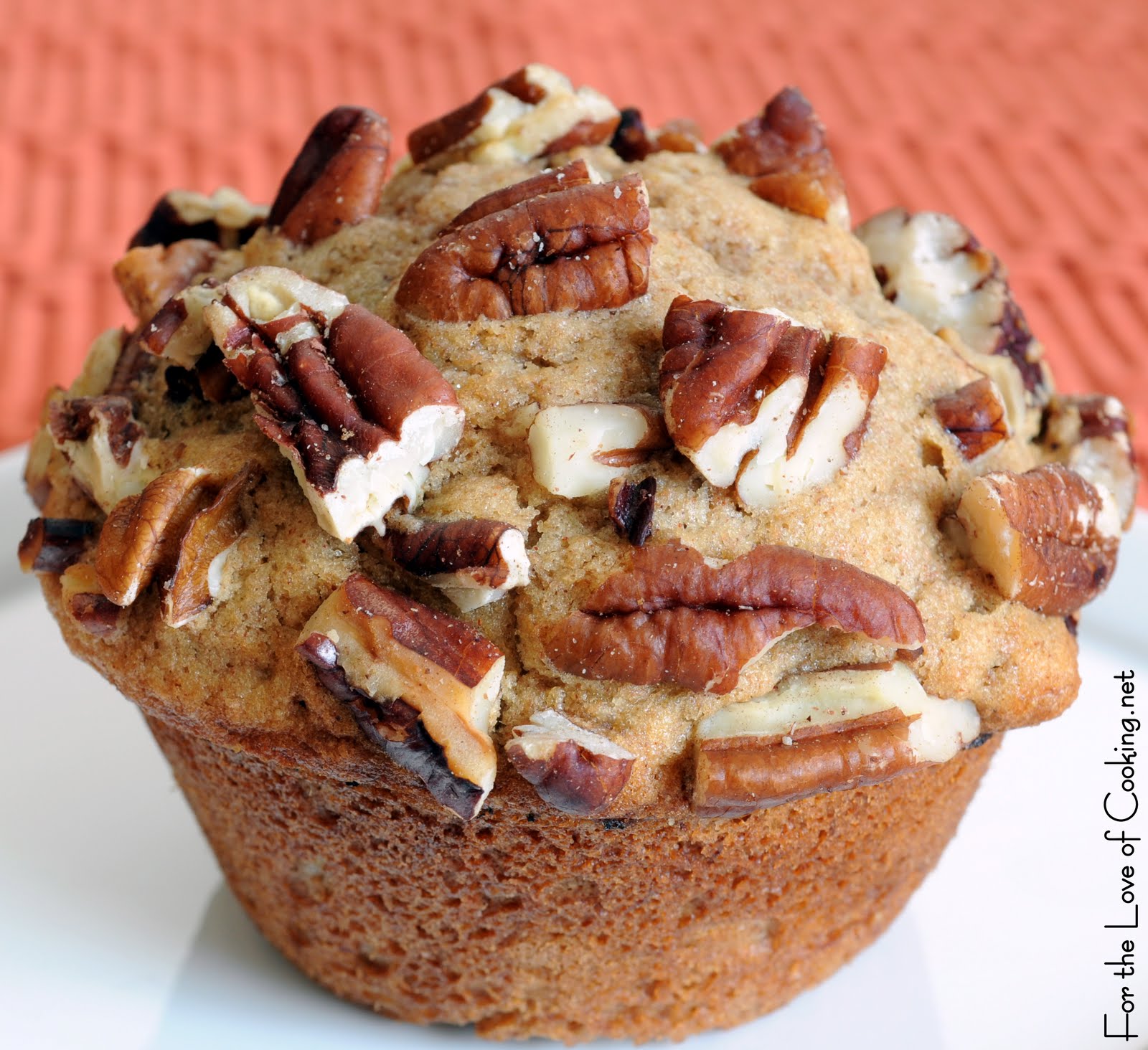 Brown Sugar and Banana Muffins with Pecans For the Love of Cooking
