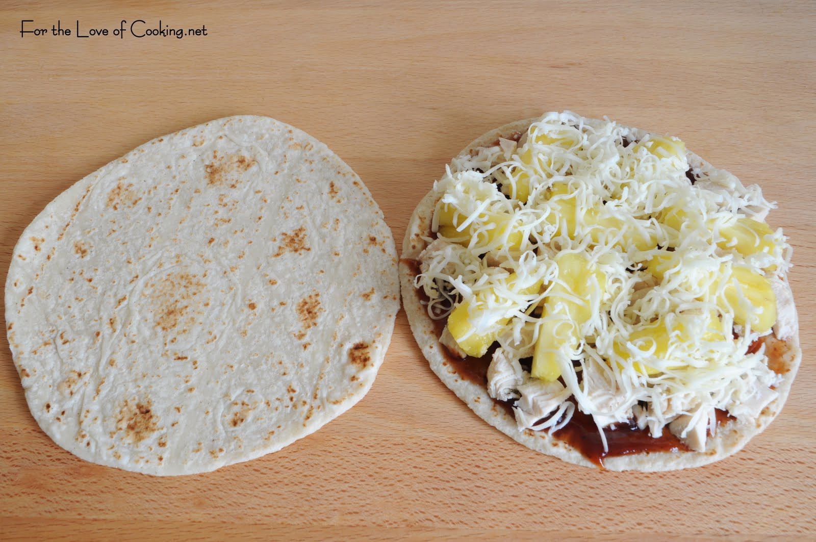 Roasted Chicken and Pineapple Quesadilla For the Love of Cooking