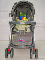 1 Kereta Bayi JUNIOR A019C CLASSICS with Reversible Handle