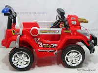 3 Mobil Mainan Aki PLIKO PK9000N Jeep King of Land