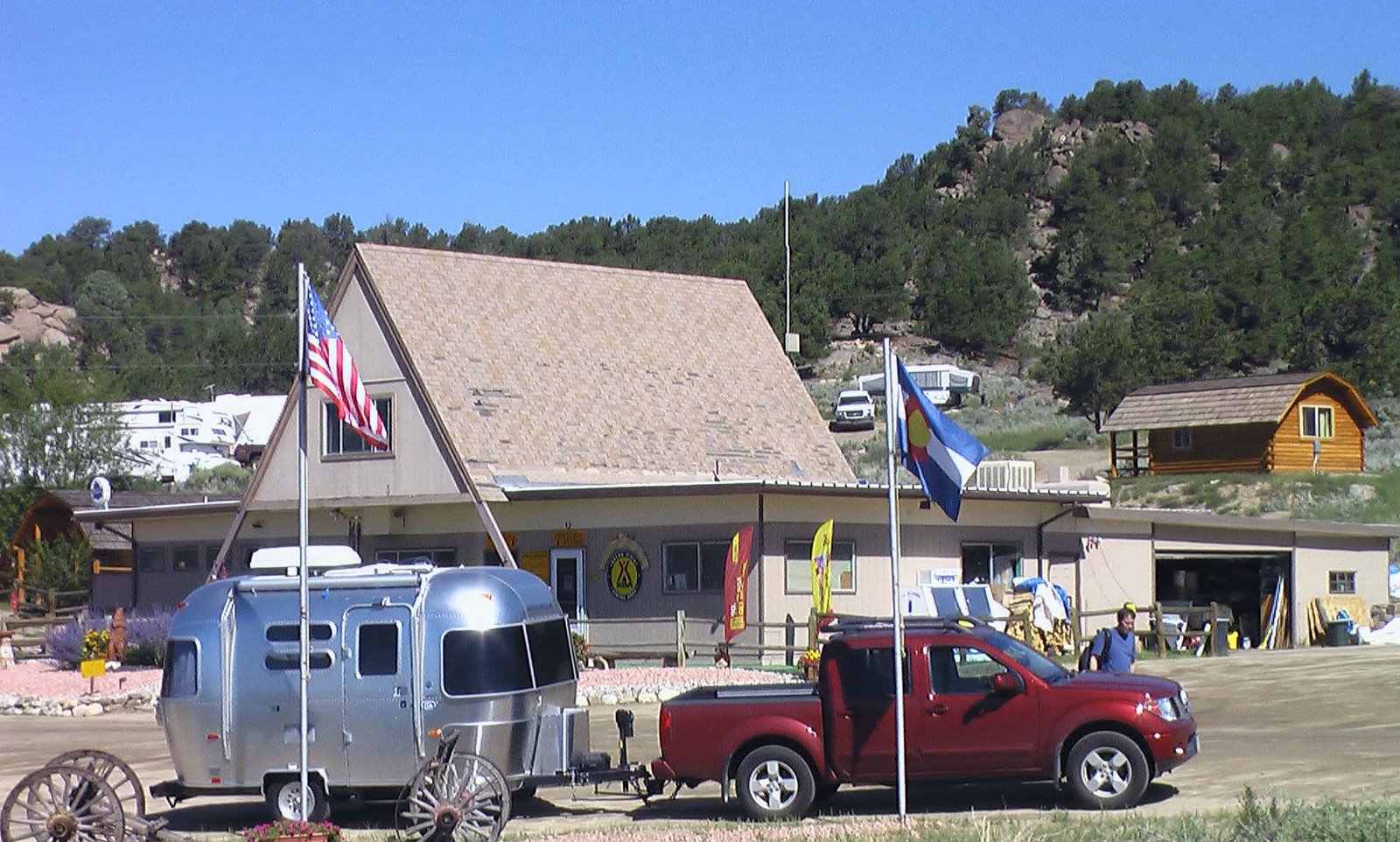 Airstream Camping Buena Vista, Colorado
