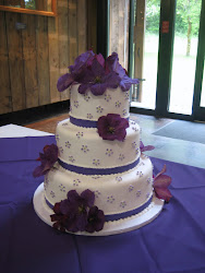 purple cakes royal lime cake three flowers accent simple tier flower since forest fancy weddings jillicious discoveries