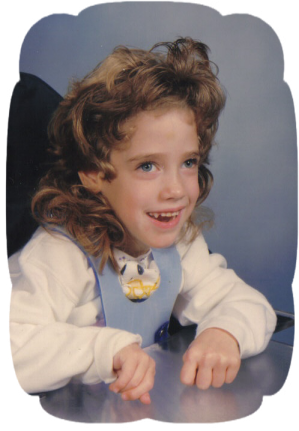 Getting  to be a big girl