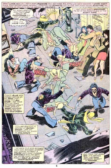 Iron Fist v1 #8 marvel bronze age comic book page art by John Byrne Iron Fist v1 #8 marvel bronze age comic book page art by John Byrne