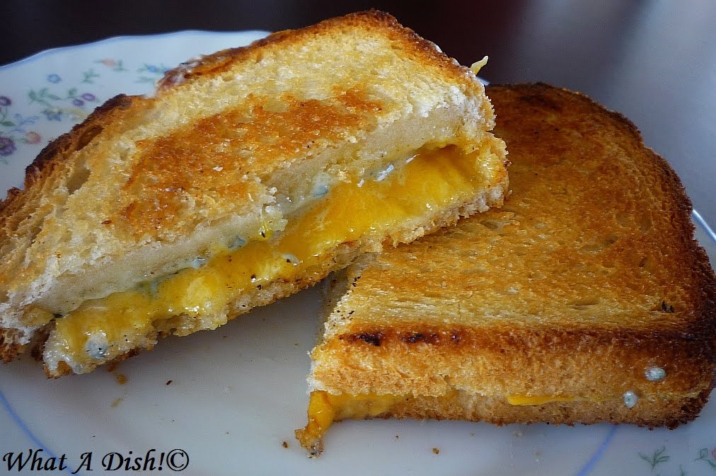 What A Dish! Grilled Blue Cheese Sandwich