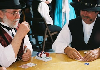 Doc Johnson playing poker