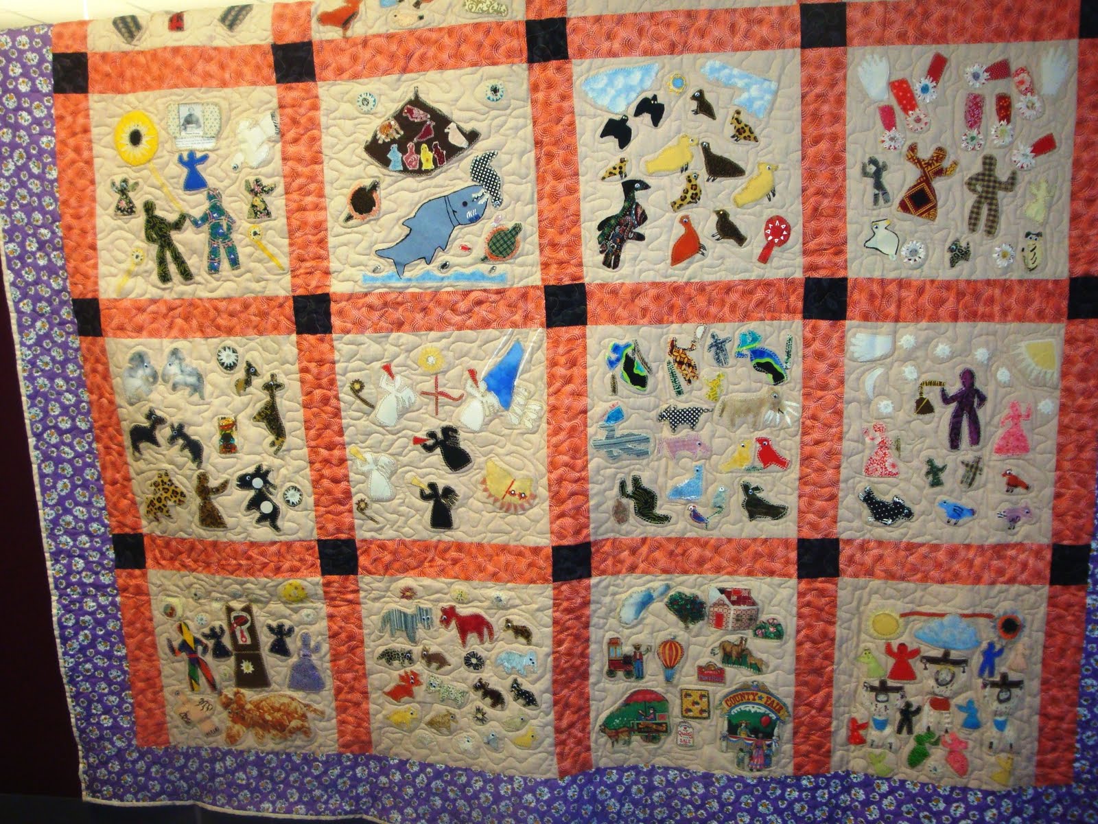 Bquiltin Studio Quilters Applique the Harriet Powers Quilt
