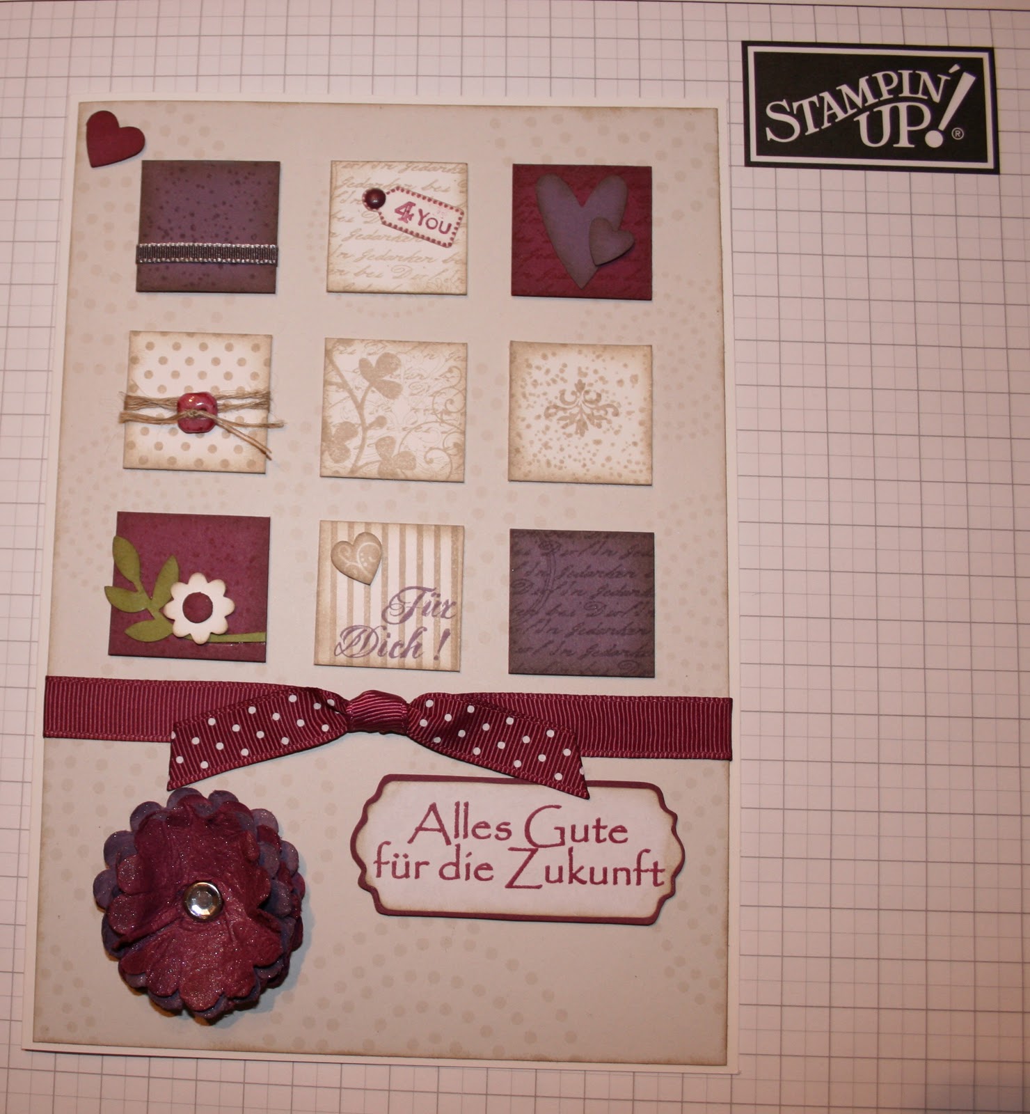 Bastelvirus: Karte zum Abschied