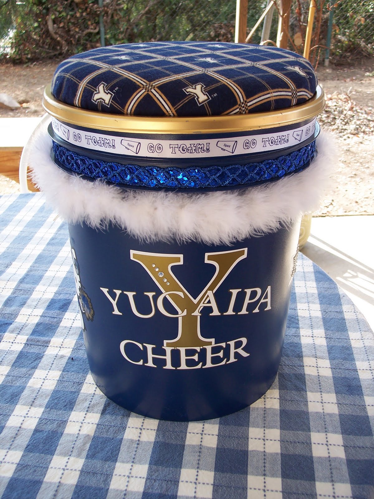 Cynde's Place Cheerleading Bucket