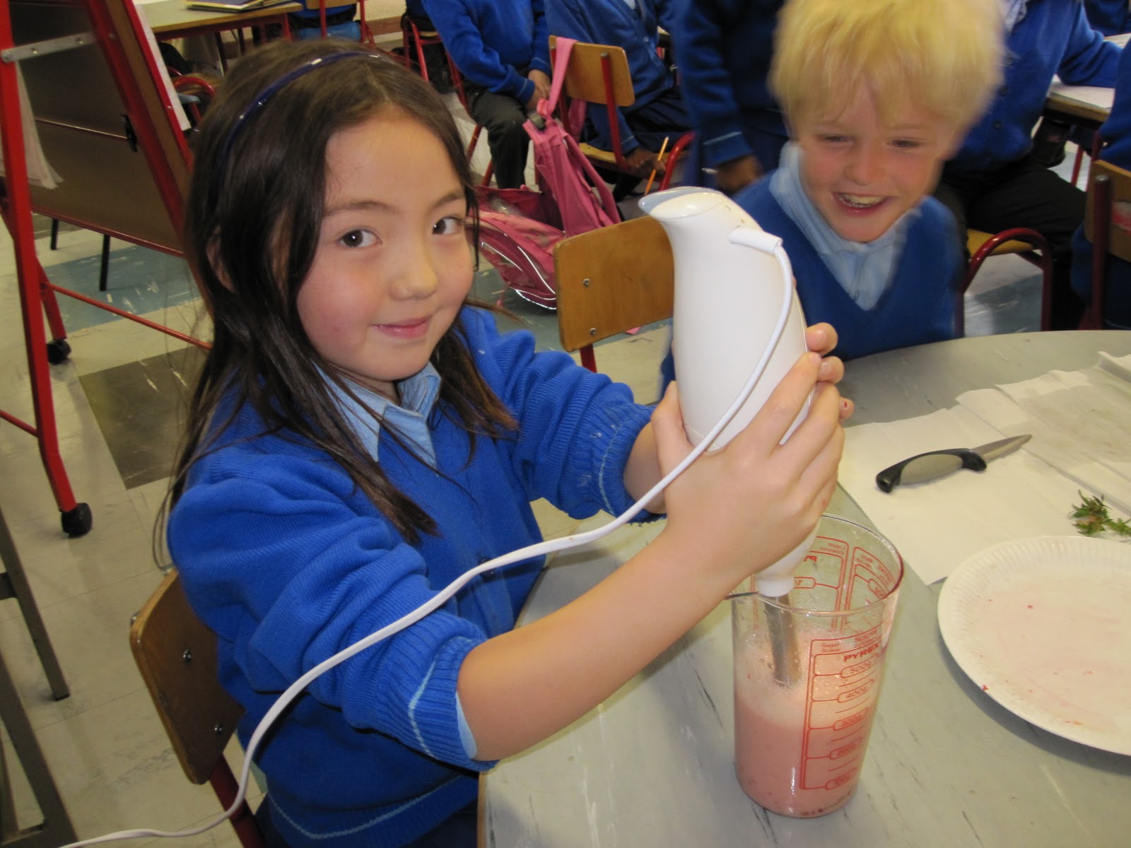 Science Projects Making Smoothies in Second Class