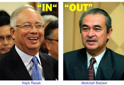 Najib In Badawi Out