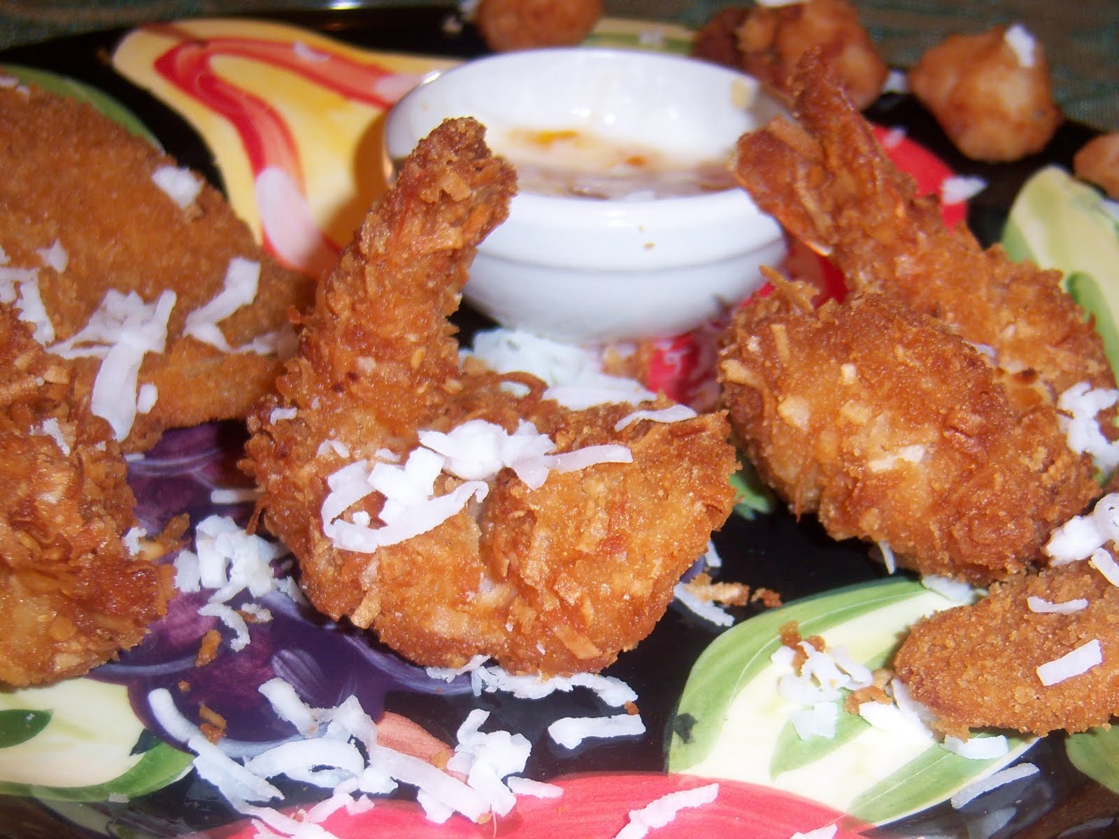 Baked or Fried Coconut Shrimp with Dipping Sauce Recipe What's Cookin