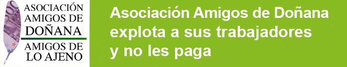 Amigos de doñana explota a sus trabajadores