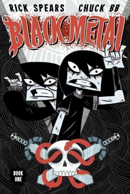 black metal comic book cover