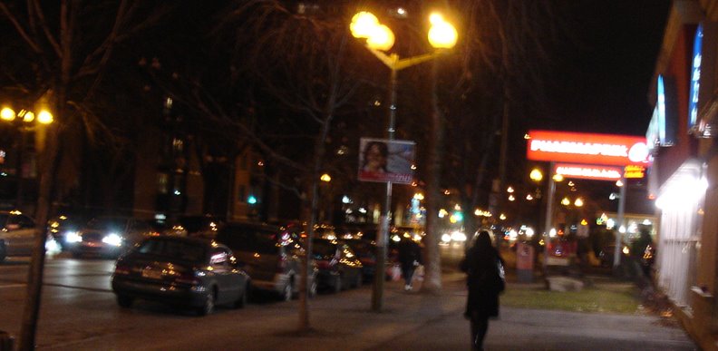 montreal at night, ndg, notre dame de grace