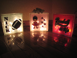 Glass Blocks at night