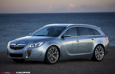 2009 opel insignia opc sports tourer vauxhall Wallpapers