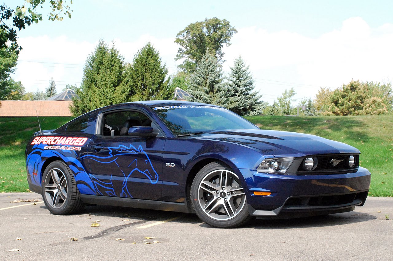 Ford racing 2011 mustang supercharger system details