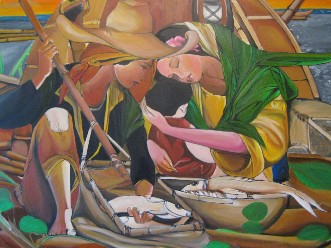 "Filipino Family" Oil on Canvas