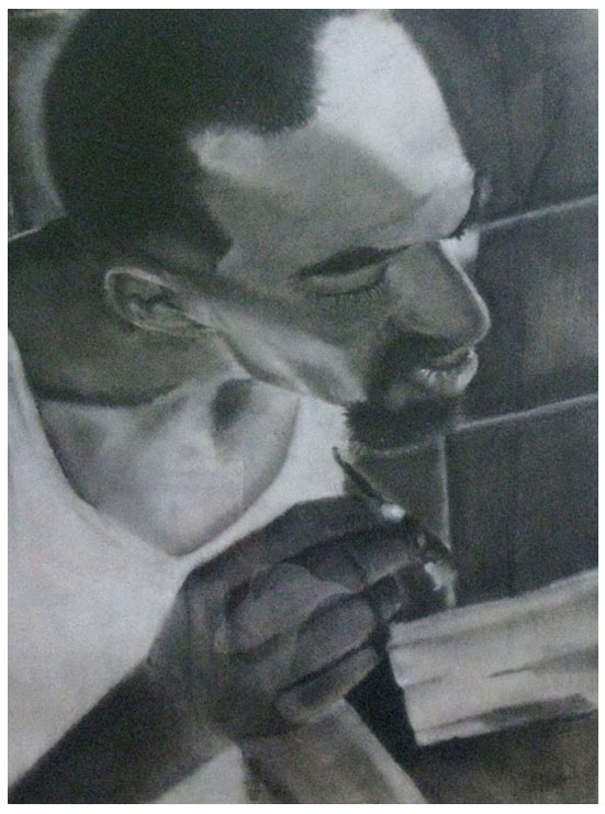 Cholo (Charcoal on Paper)