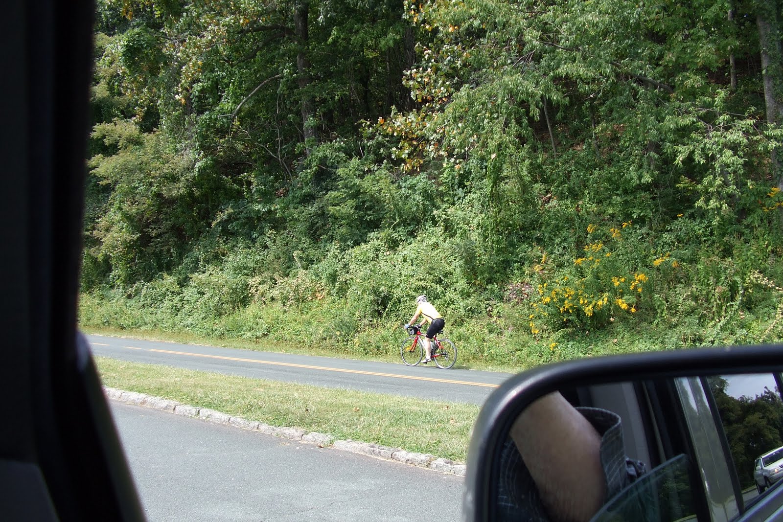 blue ridge parkway bike ride