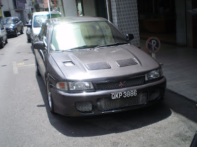 Proton Wira converted to Mitsubishi Lancer Evolution