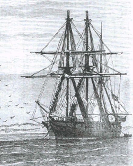 HMS Niger at Vera Cruz