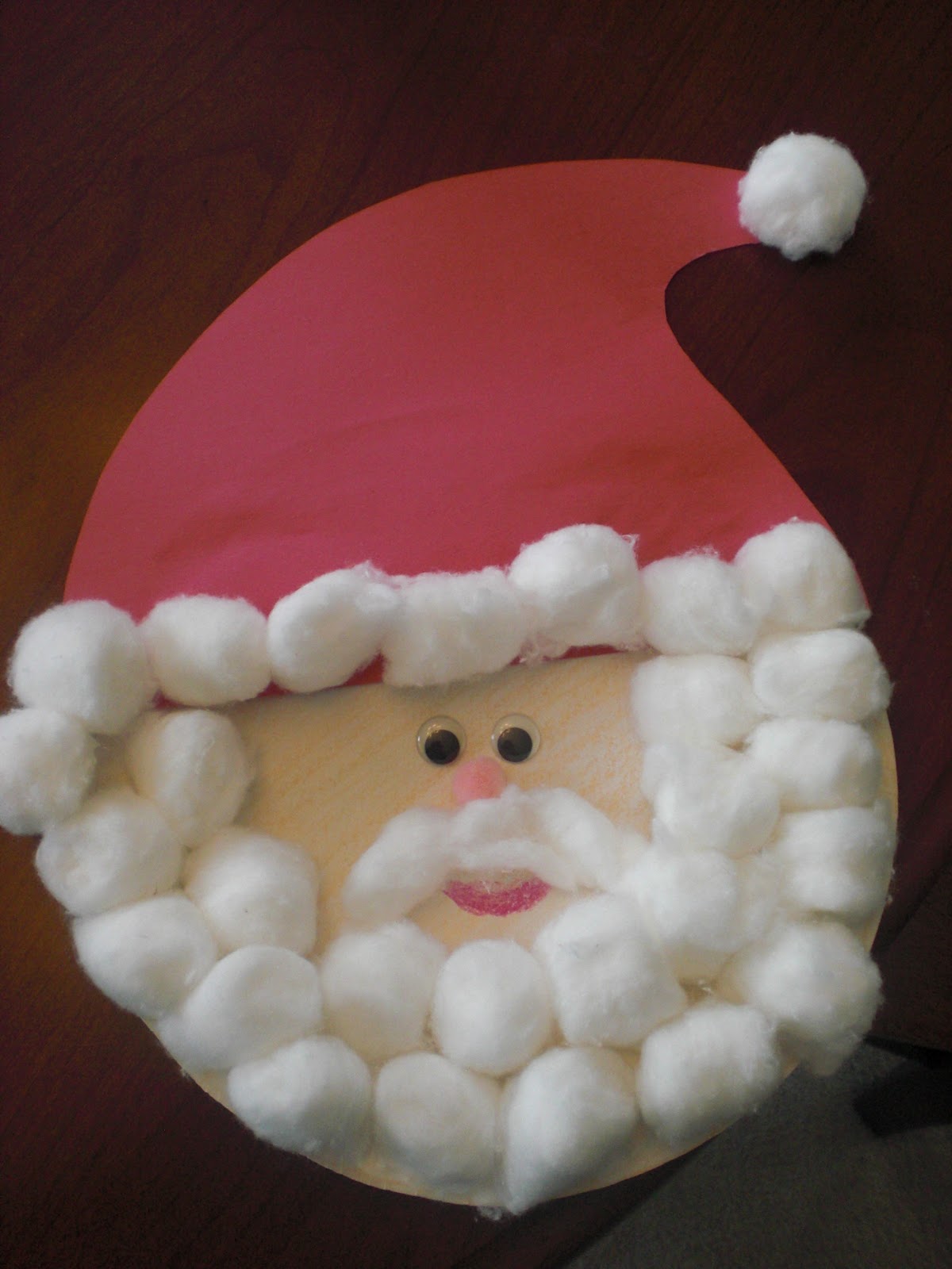 Because I Said So and Other Mommyisms Paper Plate Santa Claus