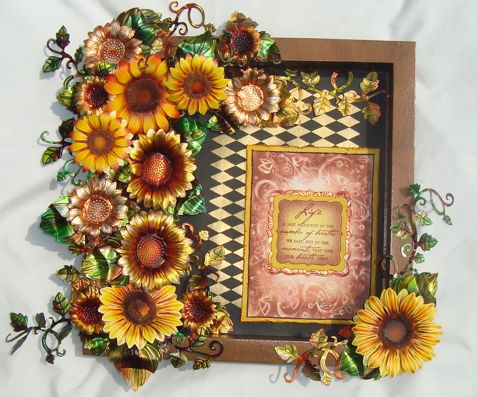 Christy's Creative Journey Sunflower Frame