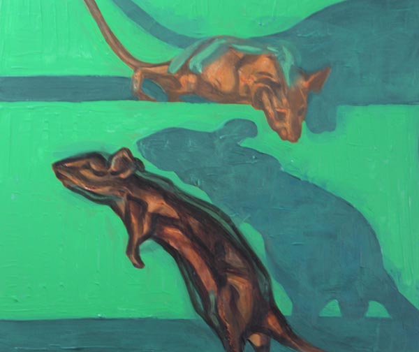 Globspot My mouse project painting in acrylic...step by step from