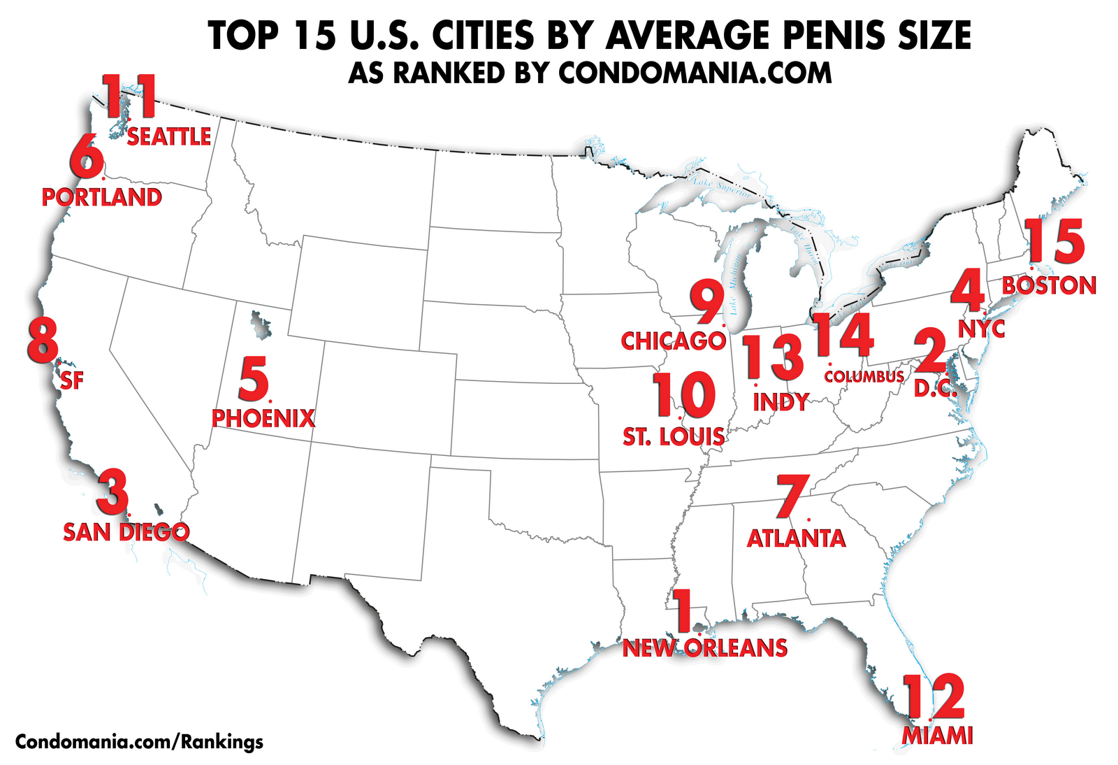Average penis length in us