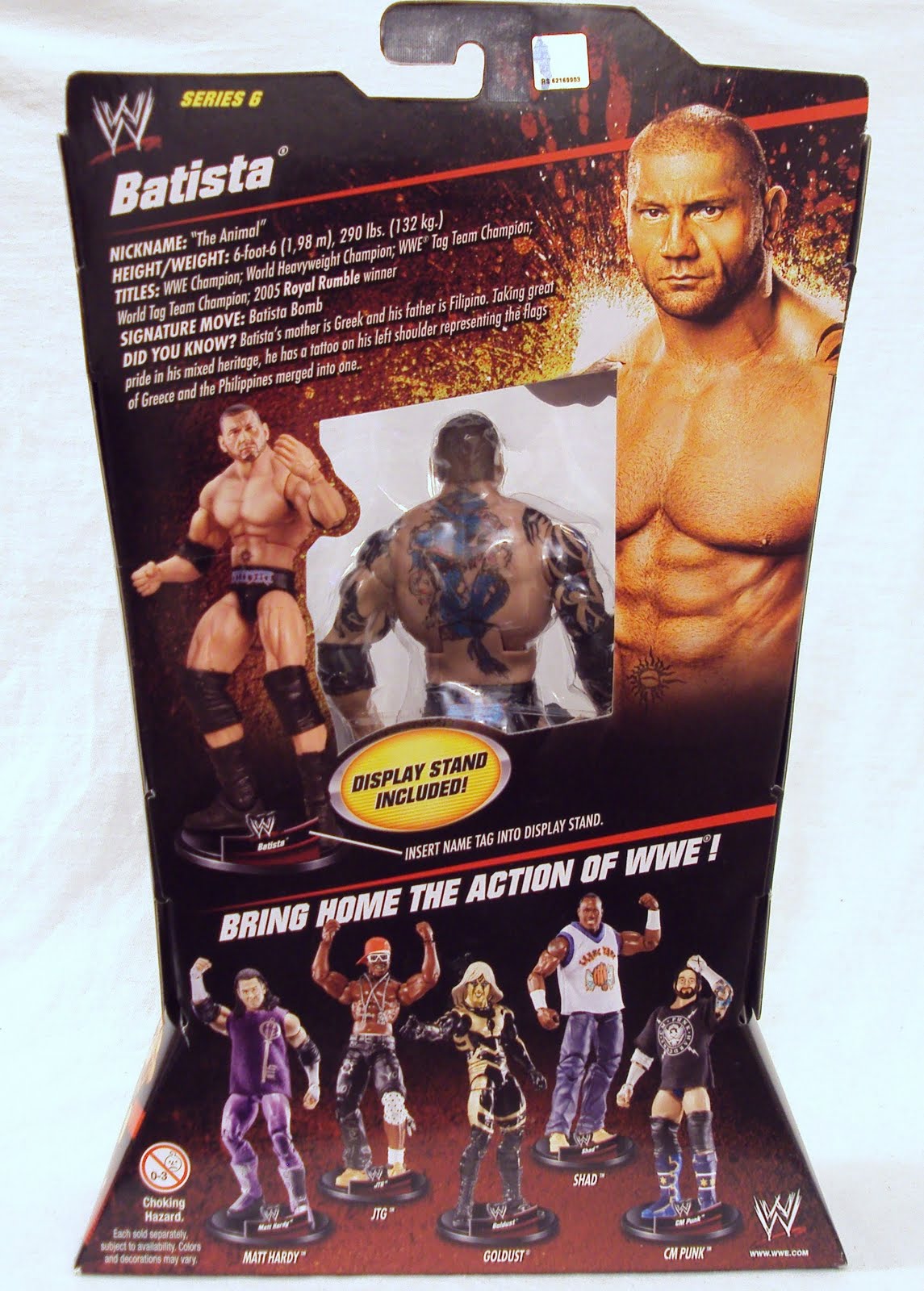batista wwe toy