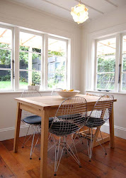 chairs modern farmhouse wire eames tables materialicious myleshenryblog tweet