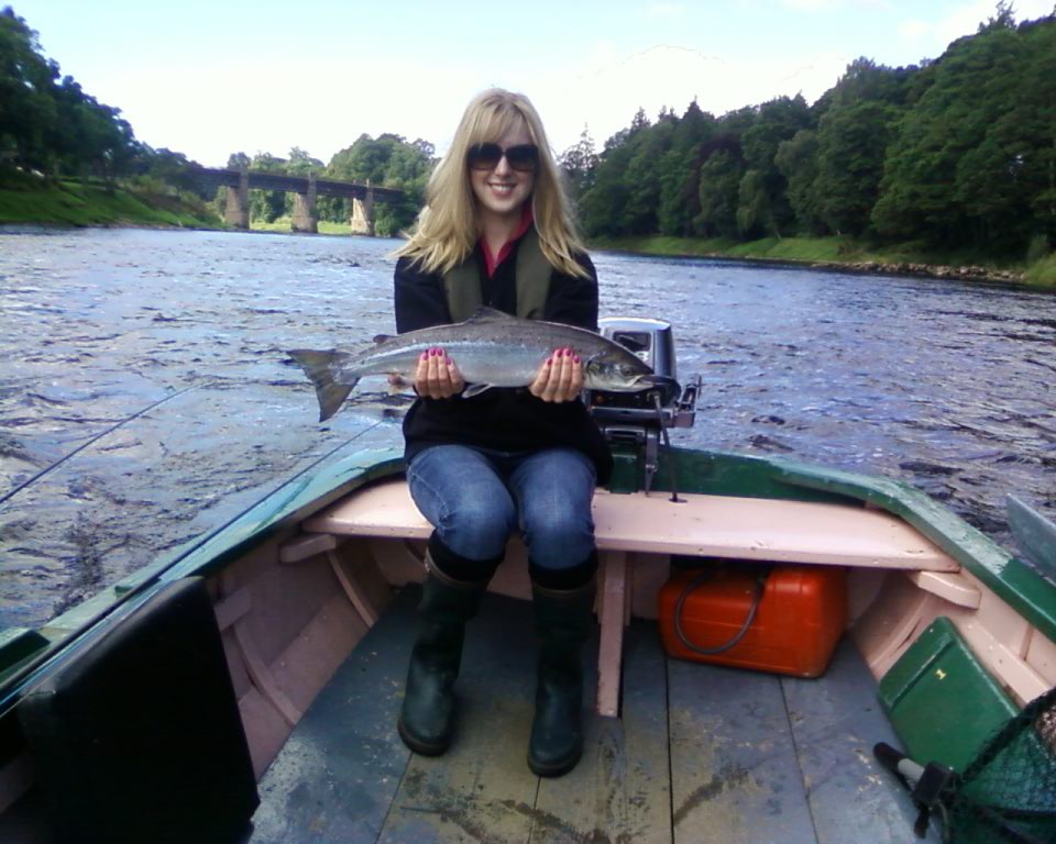 Salmon Fishing Scotland. Salmon Fishing Scotland First Salmon on the