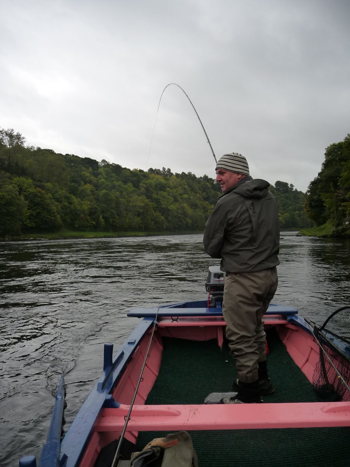 Salmon Fishing Scotland. Salmon Fishing Scotland Catching Autumn Salmon Fly Fishing and