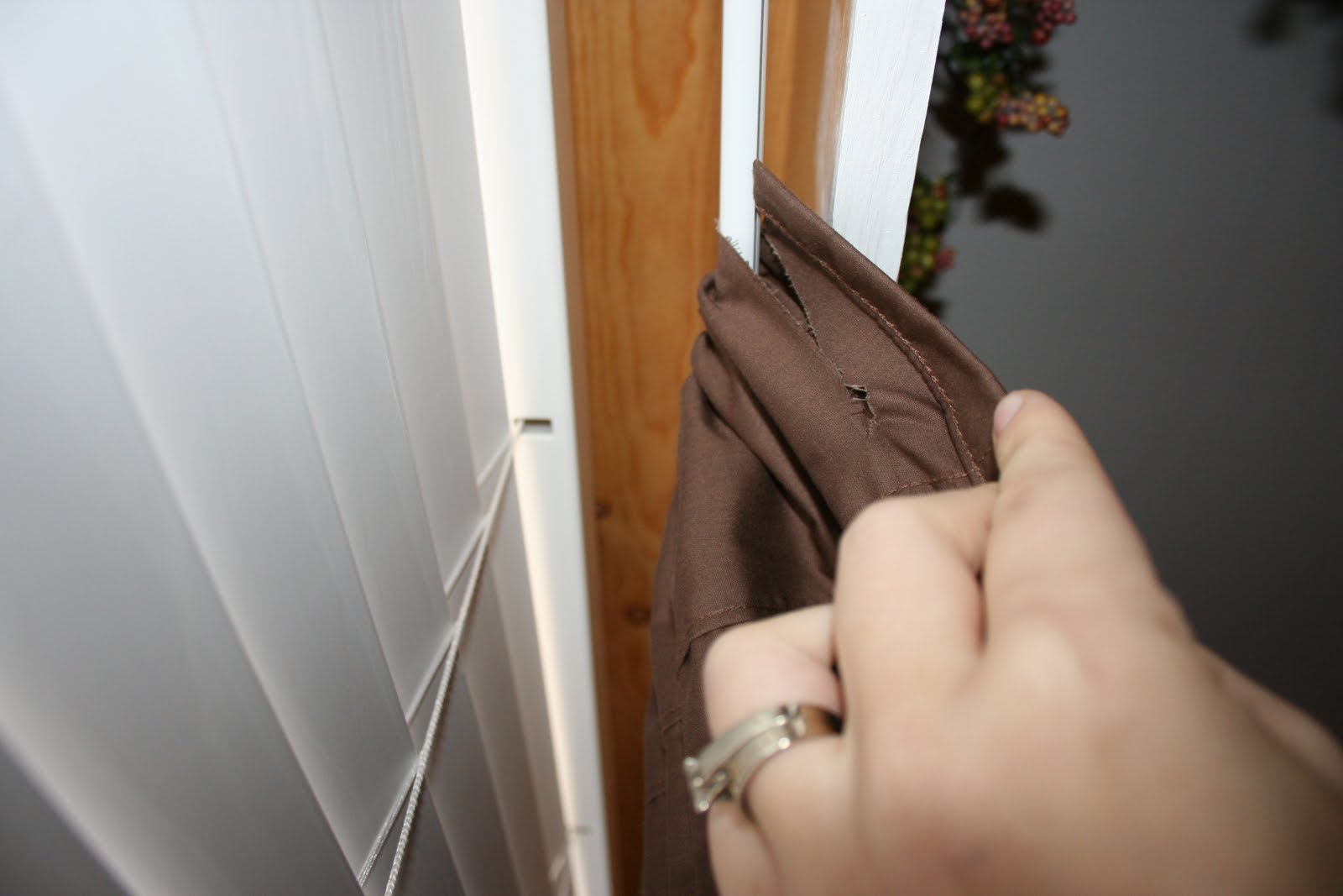 Drab to Fab Flat Sheets into Curtains