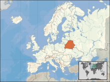 Bielorussia Location