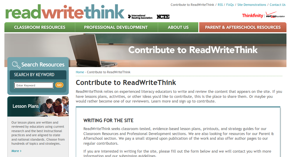 Maria Teresa's log ReadWriteThink