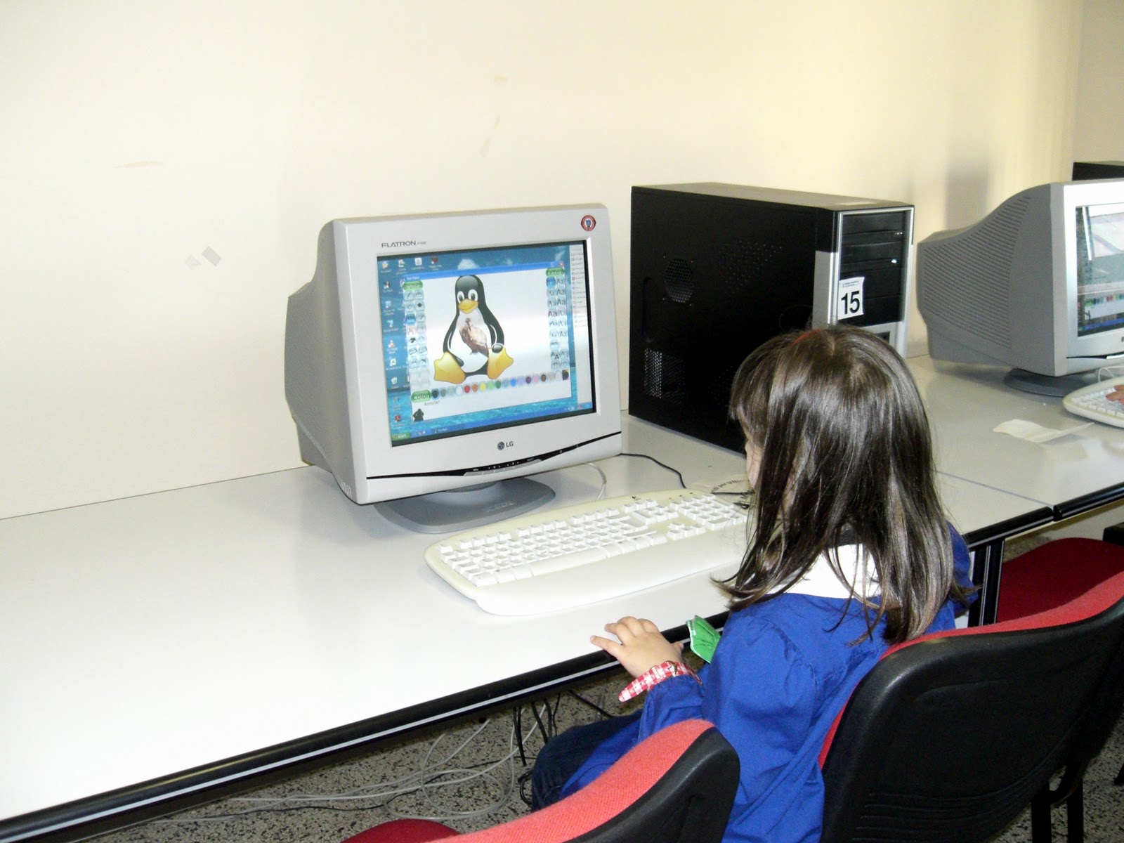 E l bori mo Lavoriamo Con Il Tux Paint
