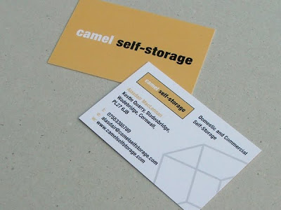 Business Card Design for Camel Self Storage