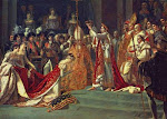 La coronación de Napoleón. Louis David.