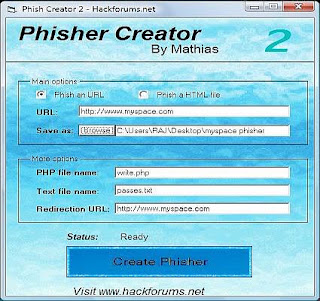 myspace phishing hacking