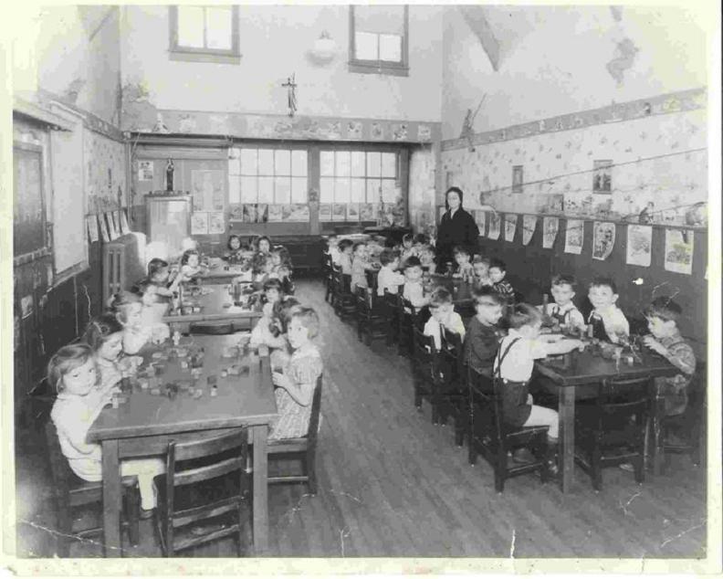 Macks Truck of Wisdom Saint Joachim's School in the 1940s