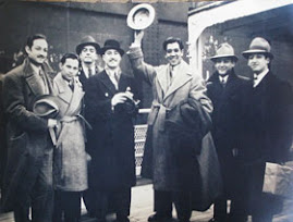 En La Foto vemos a : Jorge Negrete,Los Panchos y con el Sombrero en alto a Jose Mojica