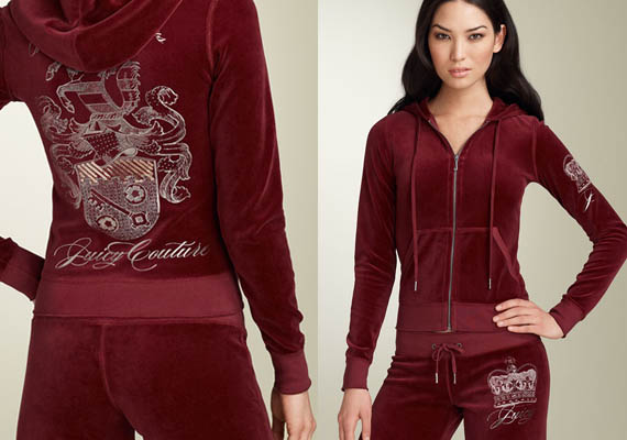 matching velour sweatsuit