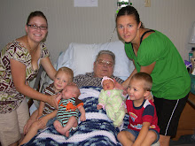 Great Grandpa Baxter and kids