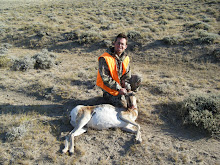 Jesse with his antelope